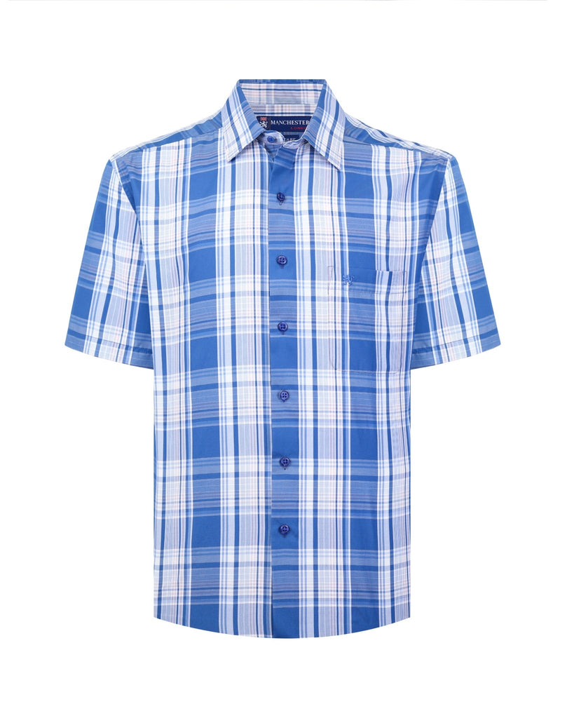 Manchester Camisa Casual Manga Corta Algodón y Poliéster - Manchester