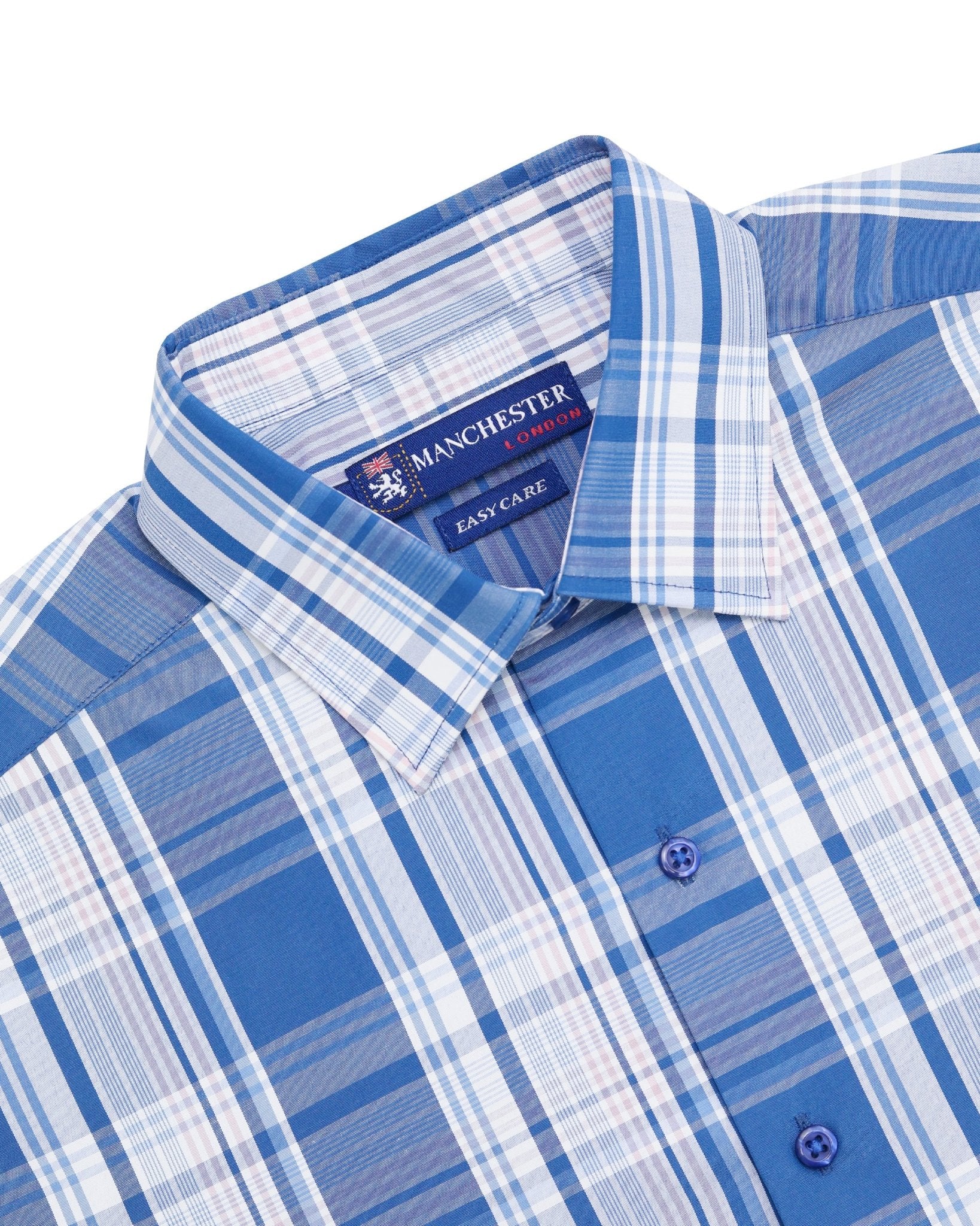 Manchester Camisa Casual Manga Corta Algodón y Poliéster - Manchester