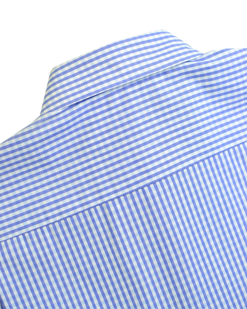 Manchester Camisa Casual Manga Corta con Diseño Cuadriculado y Cuello Mónaco Button Down - Manchester