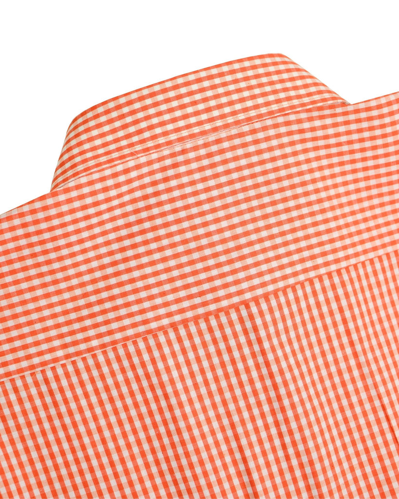 Manchester Camisa Casual Manga Corta con Diseño Cuadriculado y Cuello Mónaco Button Down - Manchester