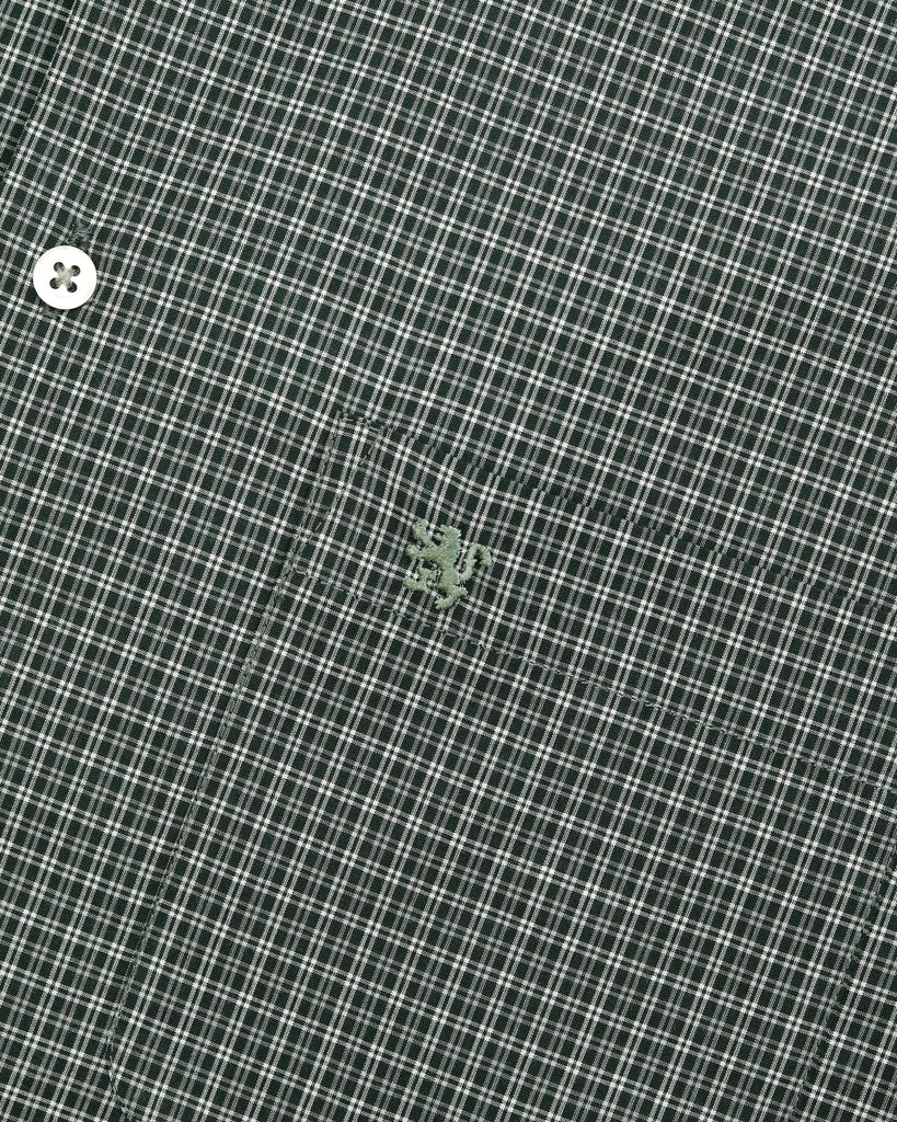 Manchester Camisa Casual Manga Corta con Diseño de Cuadros - Manchester