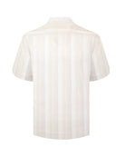 Manchester Camisa Casual Manga Corta con Rayas Finas y Doble Bolsillo - Manchester