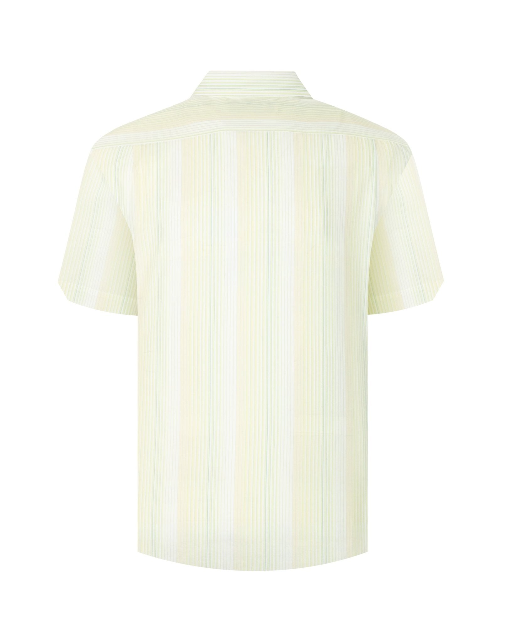 Manchester Camisa Casual Manga Corta con Rayas Finas y Doble Bolsillo - Manchester
