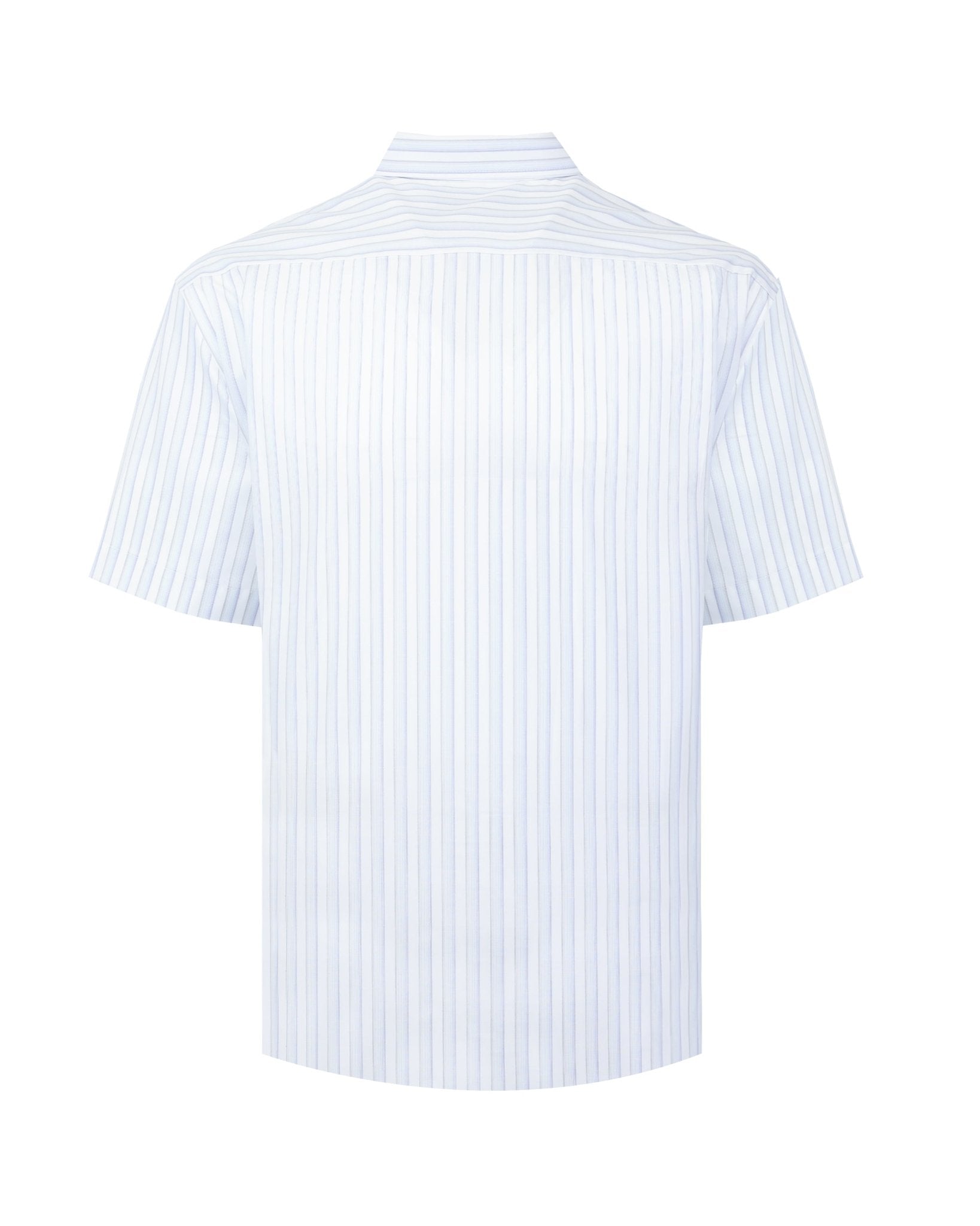 Manchester Camisa Casual Manga Corta con Rayas Minimalistas - Manchester