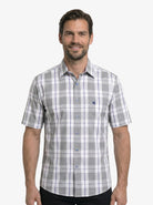 Manchester Camisa Casual Manga Corta Cuadros Modernos - Manchester
