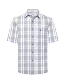 Manchester Camisa Casual Manga Corta Cuadros Modernos - Manchester