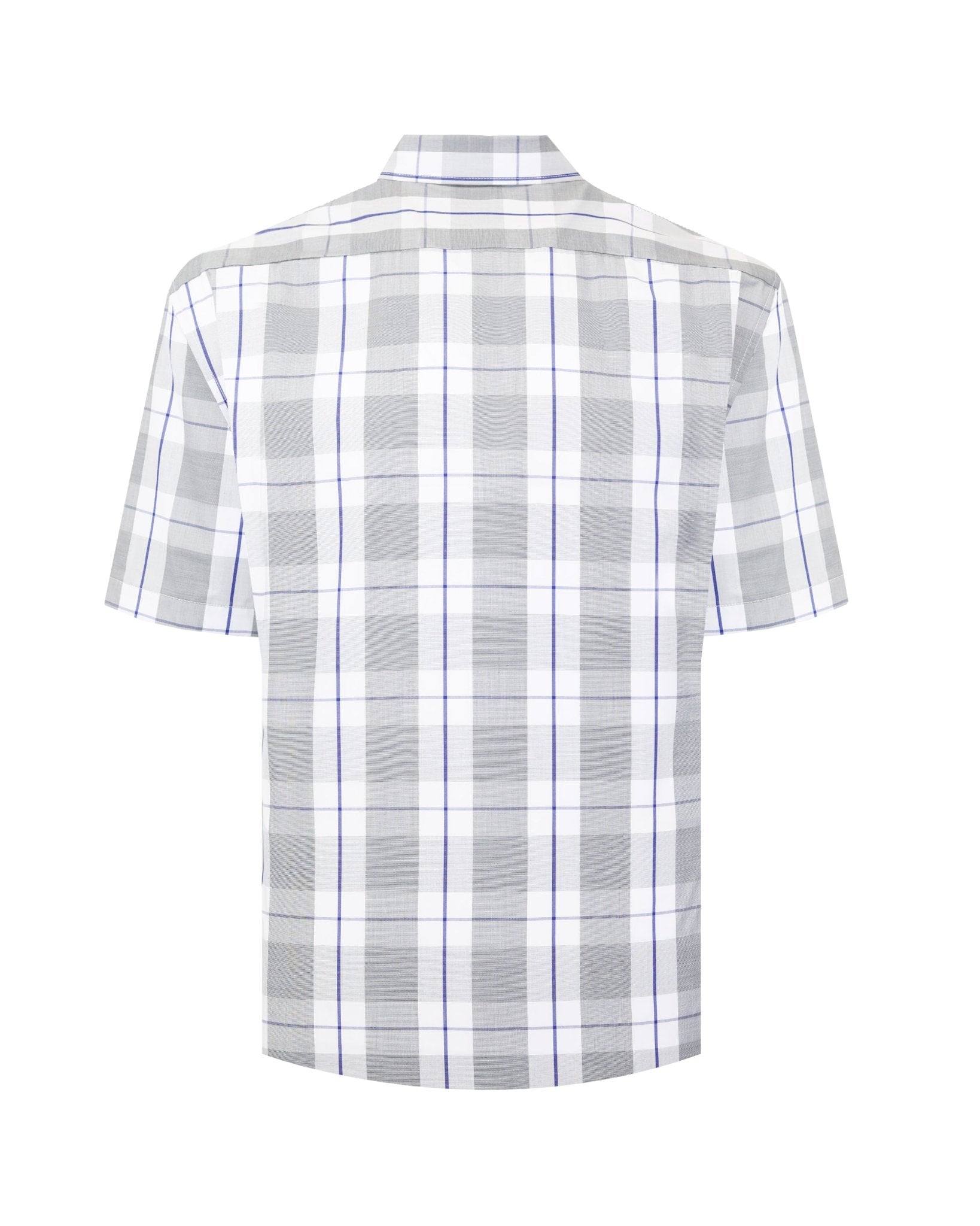Manchester Camisa Casual Manga Corta Cuadros Modernos - Manchester