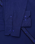 Manchester Camisa Casual Marino Algodón - Poliéster Manga Larga - Manchester