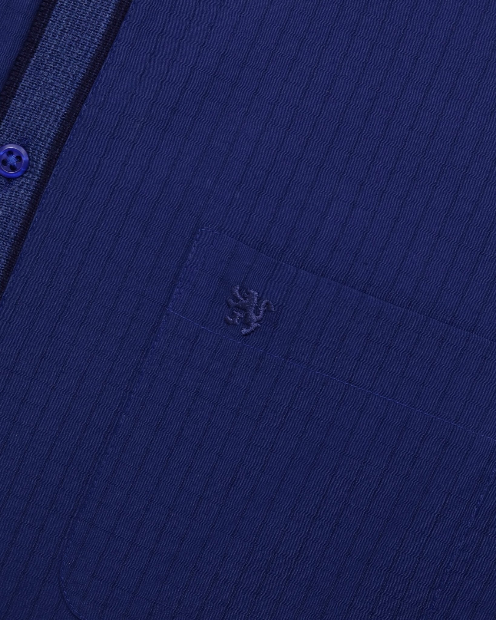 Manchester Camisa Casual Marino Algodón - Poliéster Manga Larga - Manchester