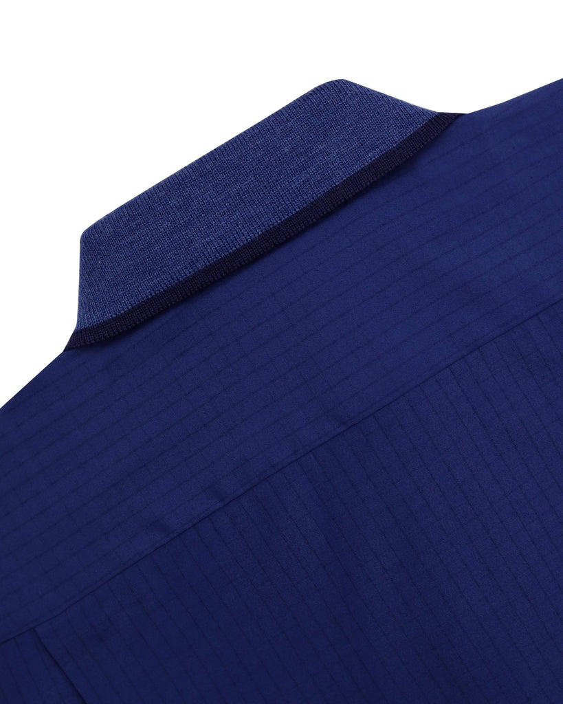 Manchester Camisa Casual Marino Algodón - Poliéster Manga Larga - Manchester