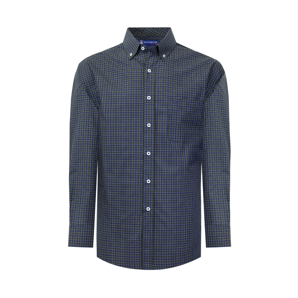Manchester Camisa Casual Mezcla Algodón - Poliéster - Manchester