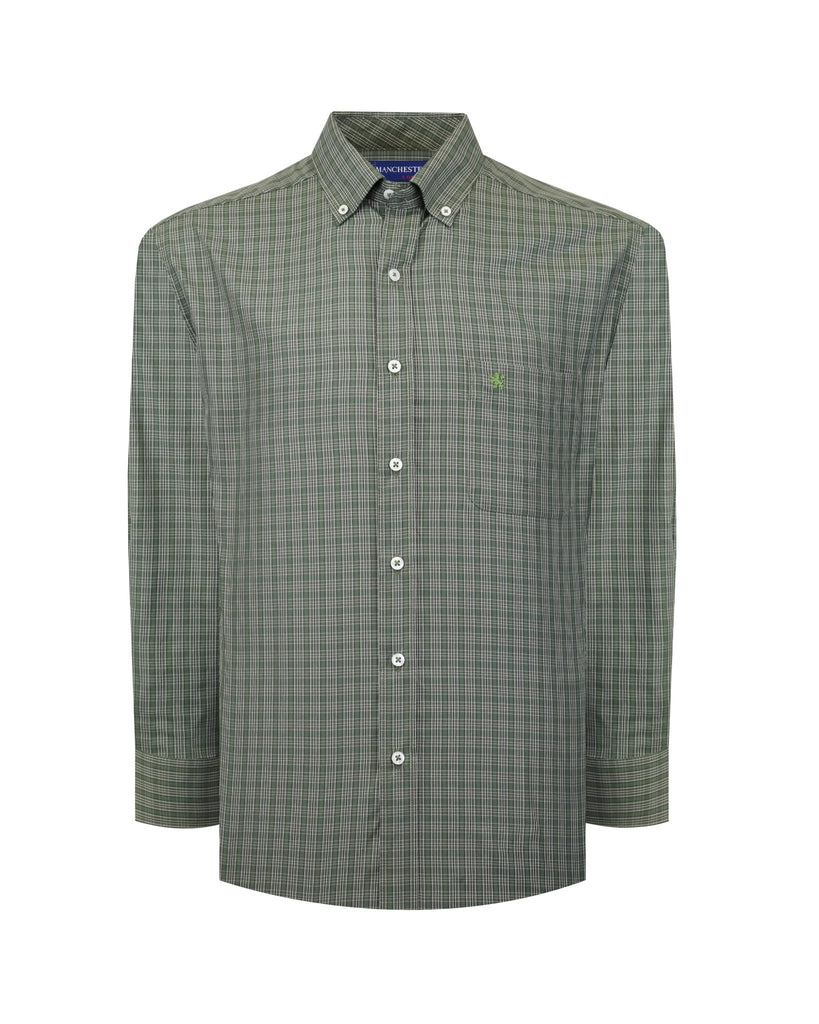 Manchester Camisa Casual Mezcla Algodón - Poliéster - Manchester