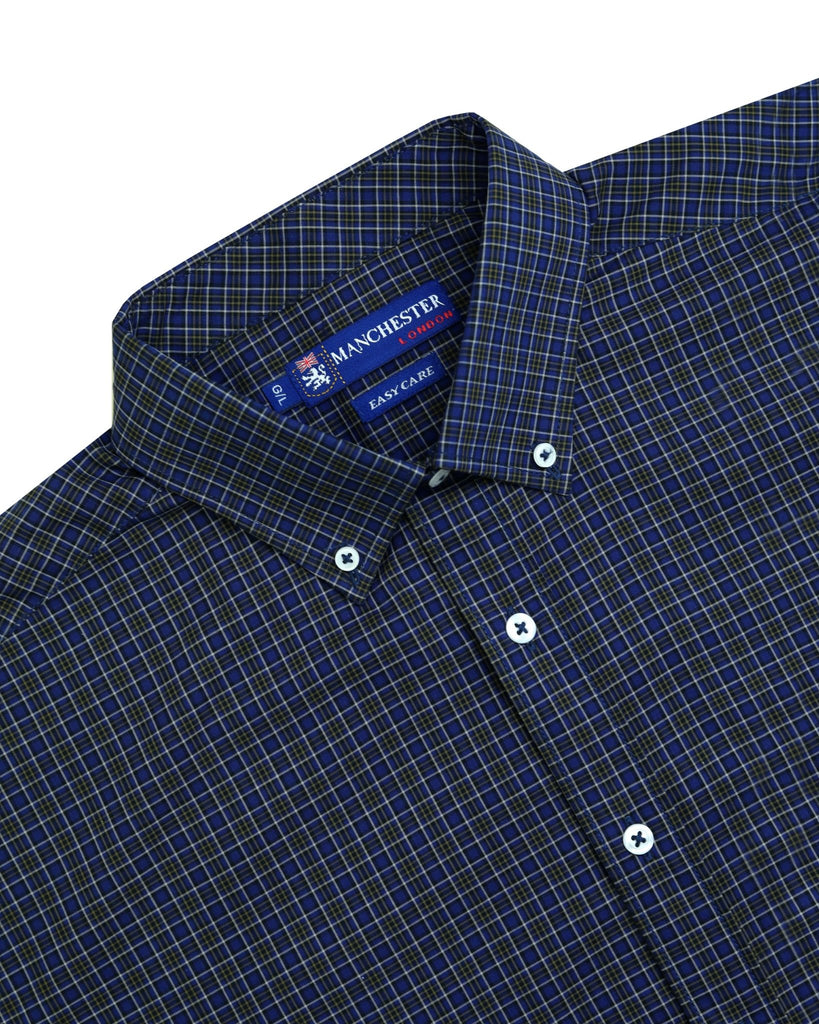 Manchester Camisa Casual Mezcla Algodón - Poliéster - Manchester