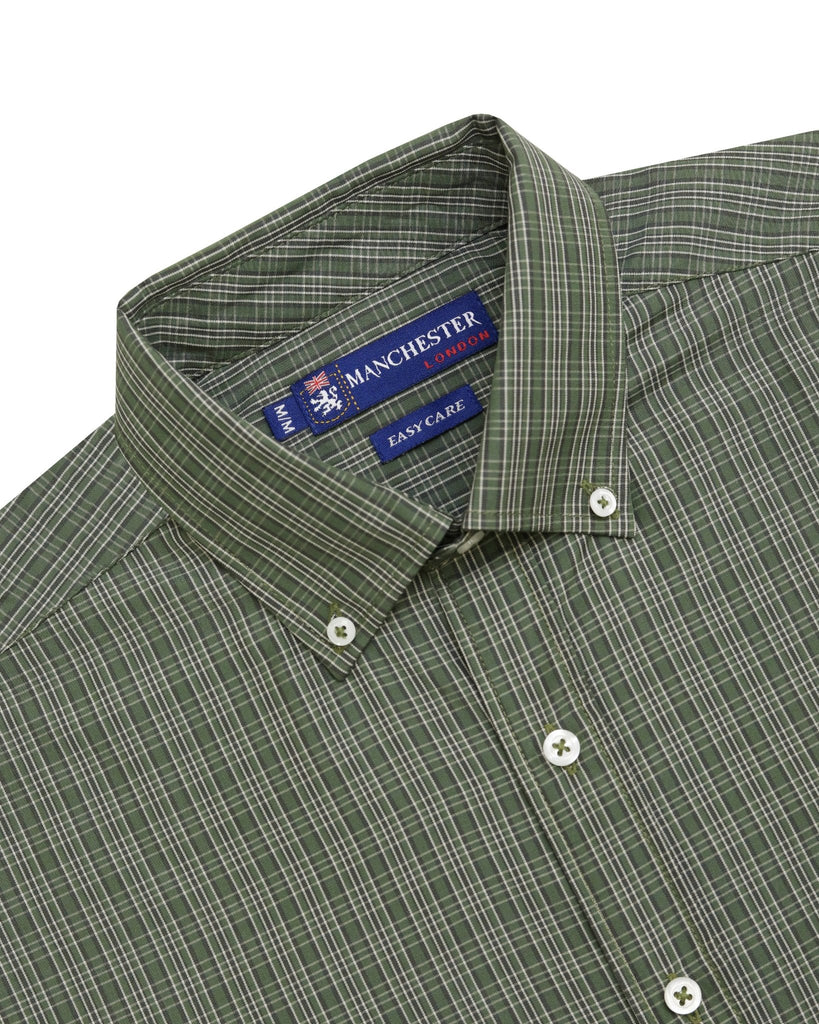 Manchester Camisa Casual Mezcla Algodón - Poliéster - Manchester