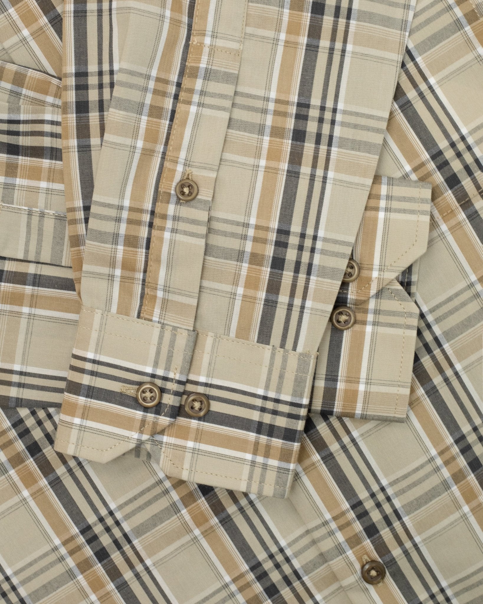 Manchester Camisa Casual Plaid Clásico - Manga Larga - Manchester