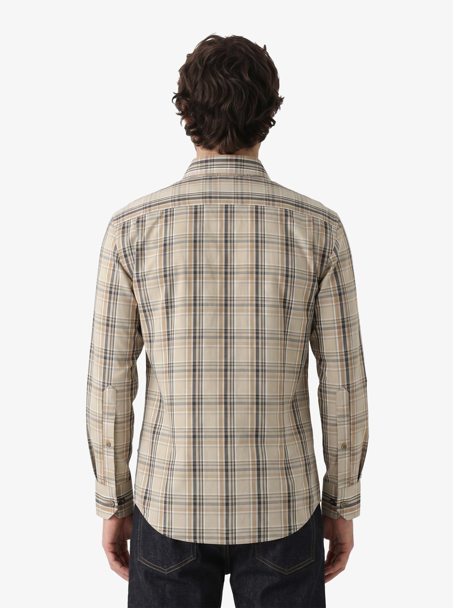 Manchester Camisa Casual Plaid Clásico - Manga Larga - Manchester