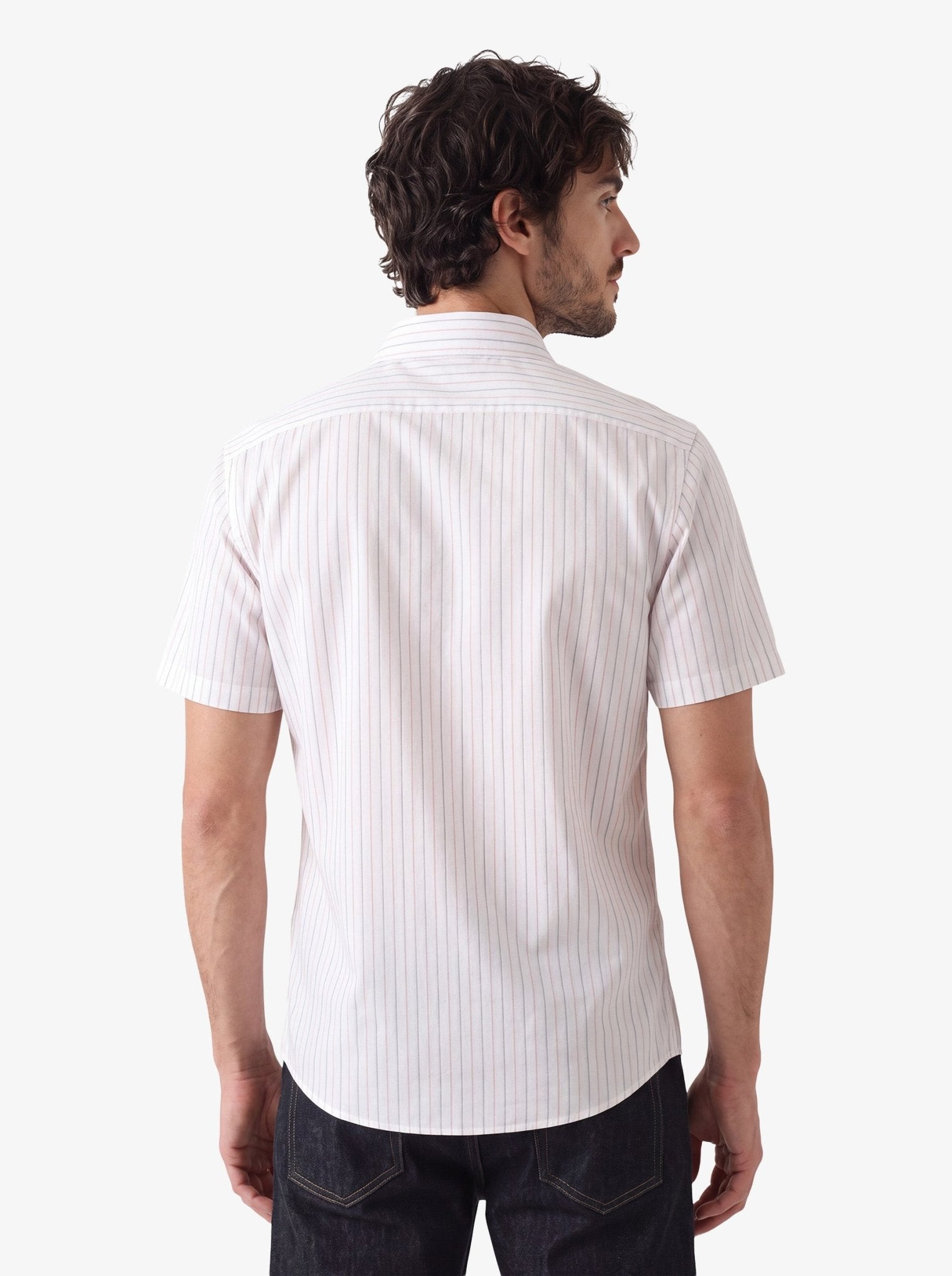 Manchester Camisa Casual Rayas Clásicas Manga Corta - Manchester