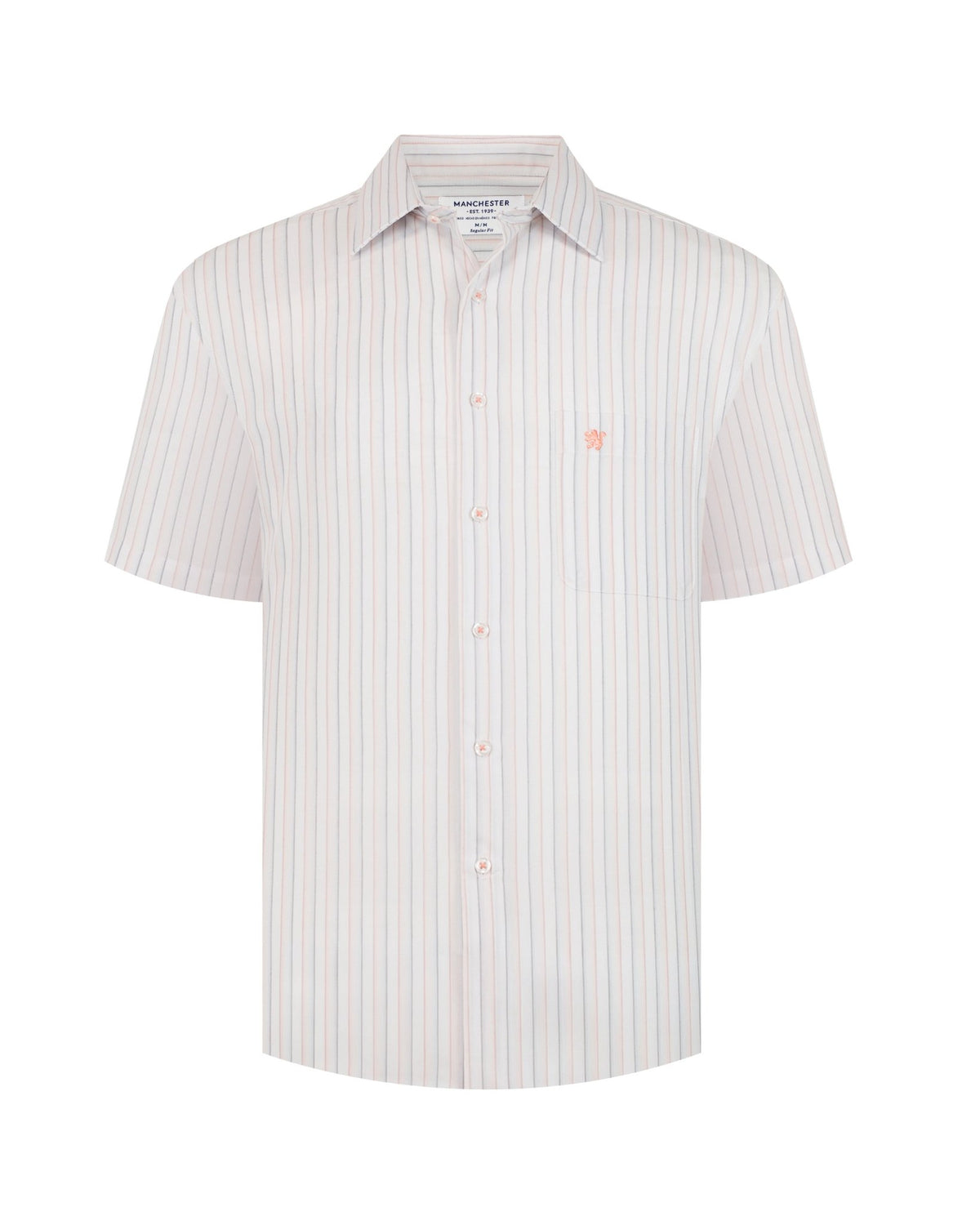 Manchester Camisa Casual Rayas Clásicas Manga Corta - Manchester