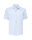 Manchester Camisa Casual Rayas Dos Bolsillos Estilo Moderno - Manchester
