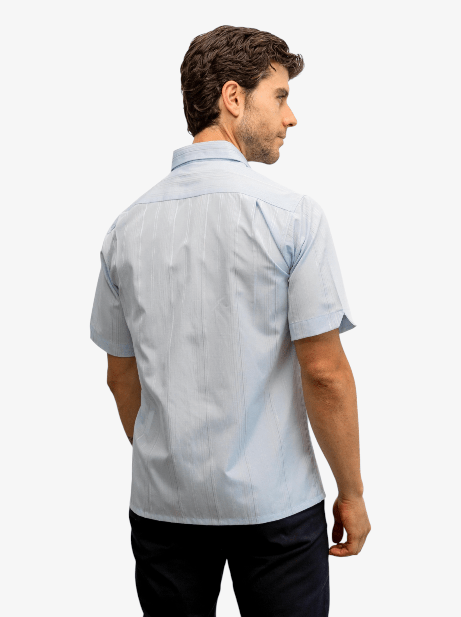 Manchester Camisa Casual Rayas Dos Bolsillos Estilo Moderno - Manchester
