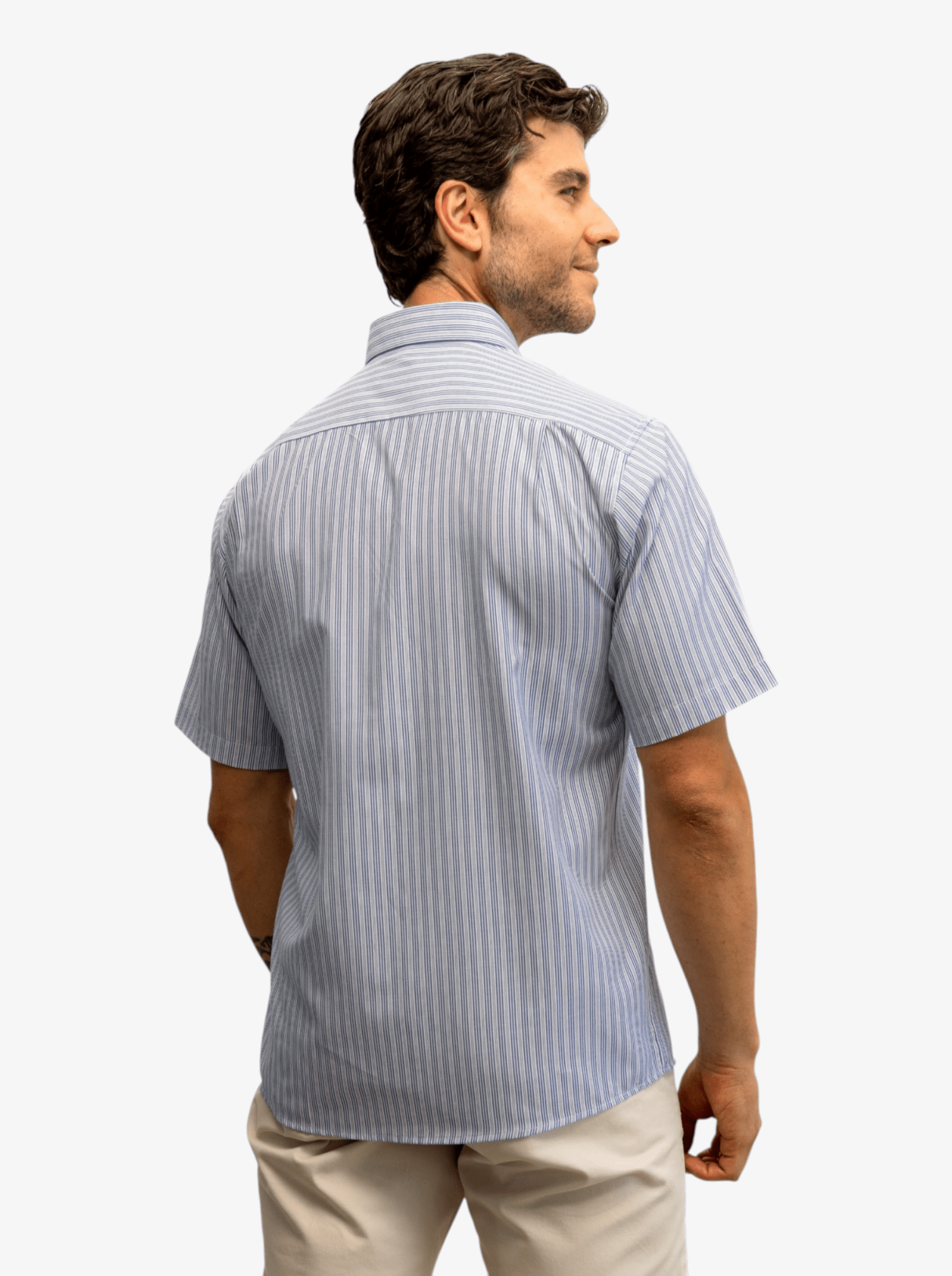 Manchester Camisa Casual Rayas - Manga Corta - Manchester
