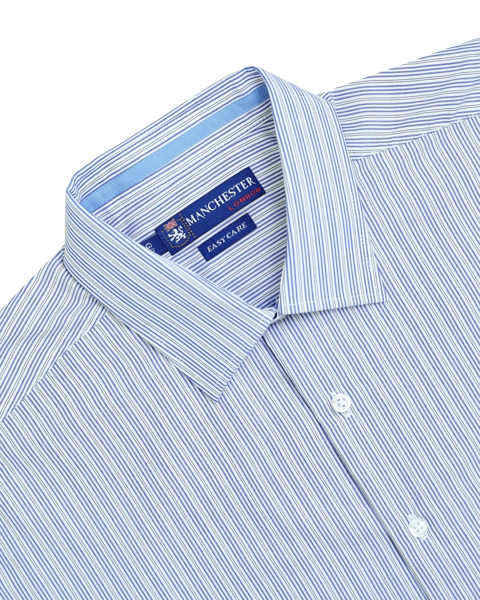 Manchester Camisa Casual Rayas - Manga Corta - Manchester