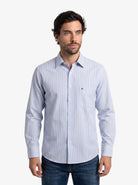 Manchester Camisa Casual Rayas – Manga Larga Regular Fit - Manchester