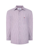 Manchester Camisa Casual Rayas Un Bolsillo Manga Larga - Manchester