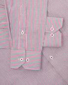 Manchester Camisa Casual Rayas Un Bolsillo Manga Larga - Manchester