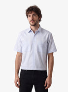 Manchester Camisa Casual Regular Fit Estilo Chazarilla – Rayas Verticales - Manchester