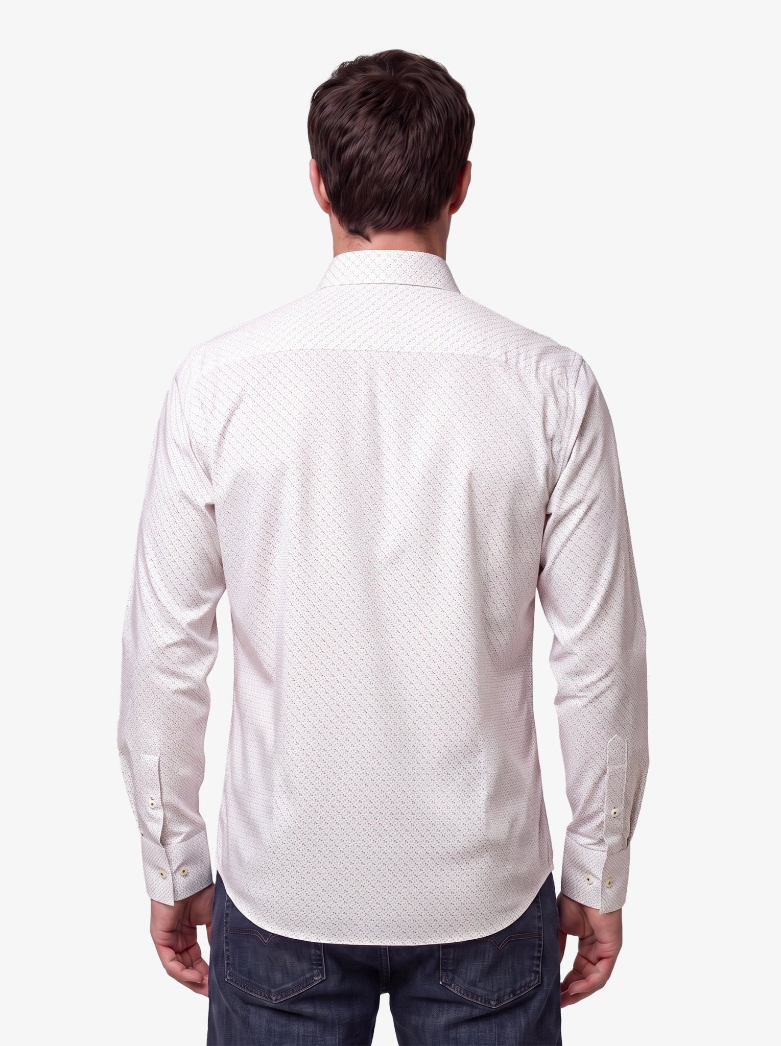 Manchester Camisa Casual Slim Fit Algodón y Poliéster - Manga Larga - Manchester