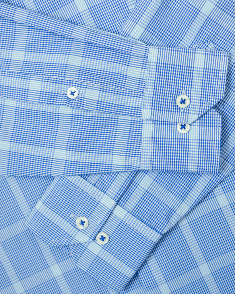 Manchester Camisa Casual Slim Fit Patrón de Cuadros - Manga Larga - Manchester