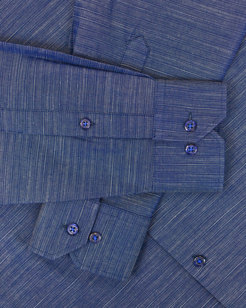 Manchester Camisa Casual Slim Fit Patrón de Jaspeado - Manga Larga - Manchester