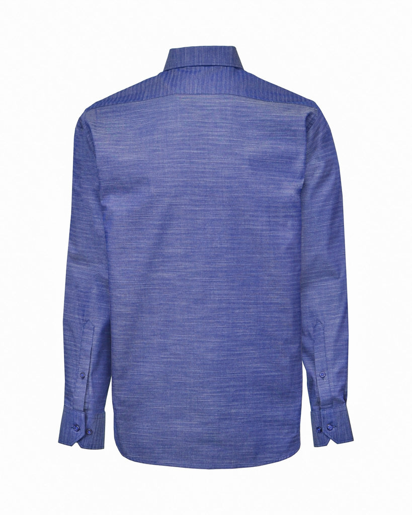 Manchester Camisa Casual Slim Fit Patrón de Jaspeado - Manga Larga - Manchester