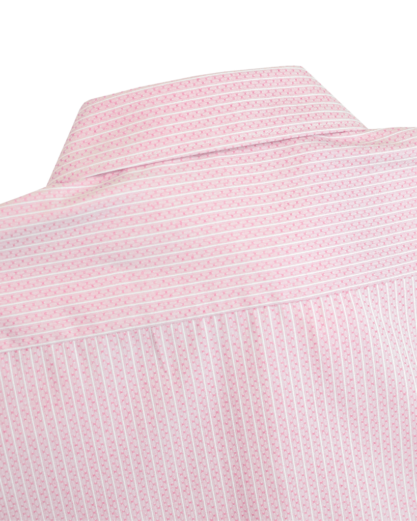 Manchester Camisa Casual Slim Fit Patrón de Rayas Verticales Mezcla Algodón - Manga Larga - Manchester