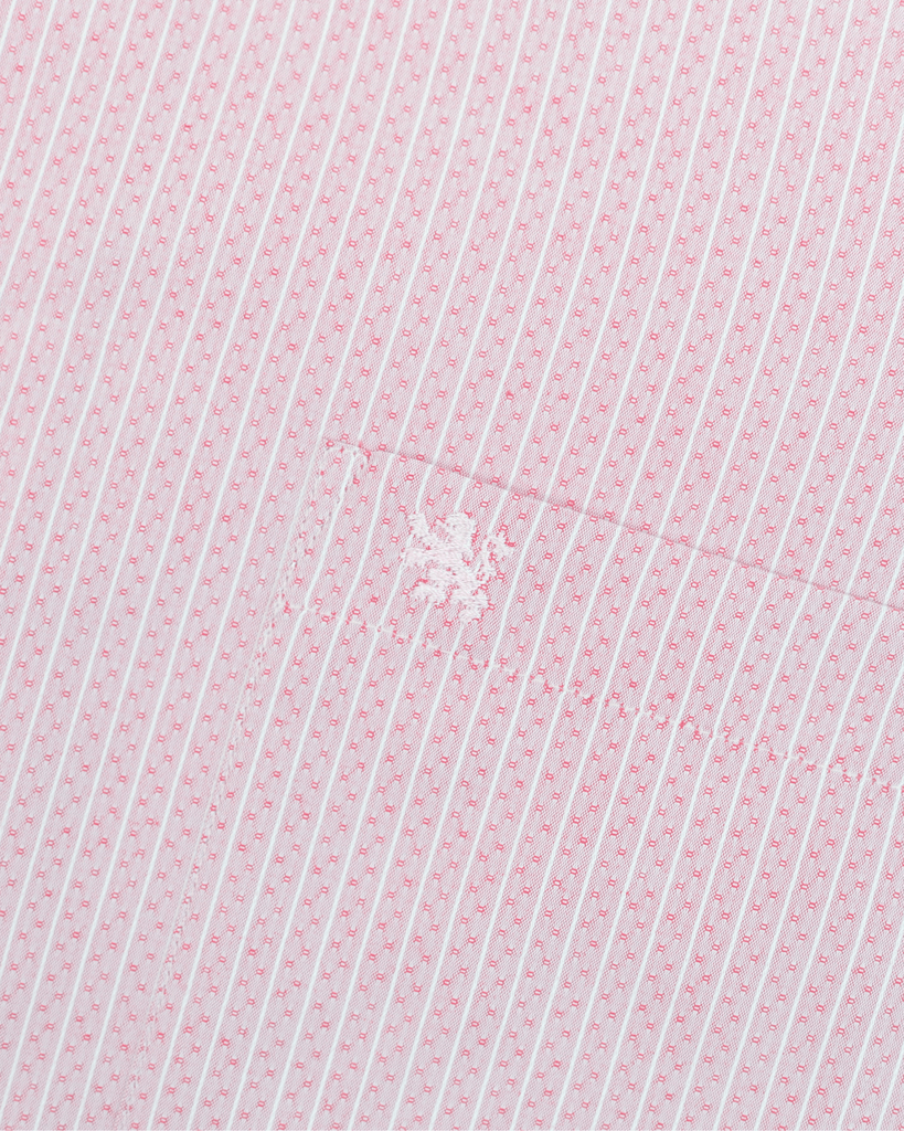 Manchester Camisa Casual Slim Fit Patrón de Rayas Verticales Mezcla Algodón - Manga Larga - Manchester