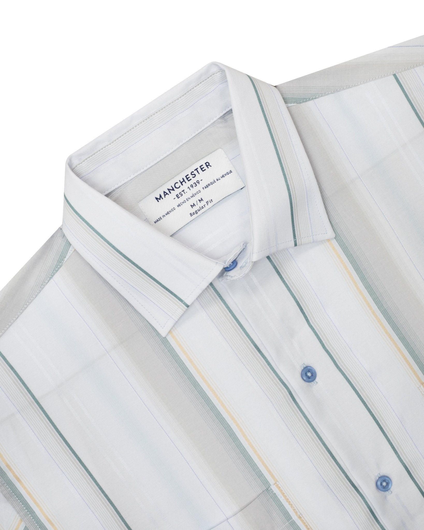 Manchester Camisa Casual Veraniega con Doble Bolsillo - Manchester