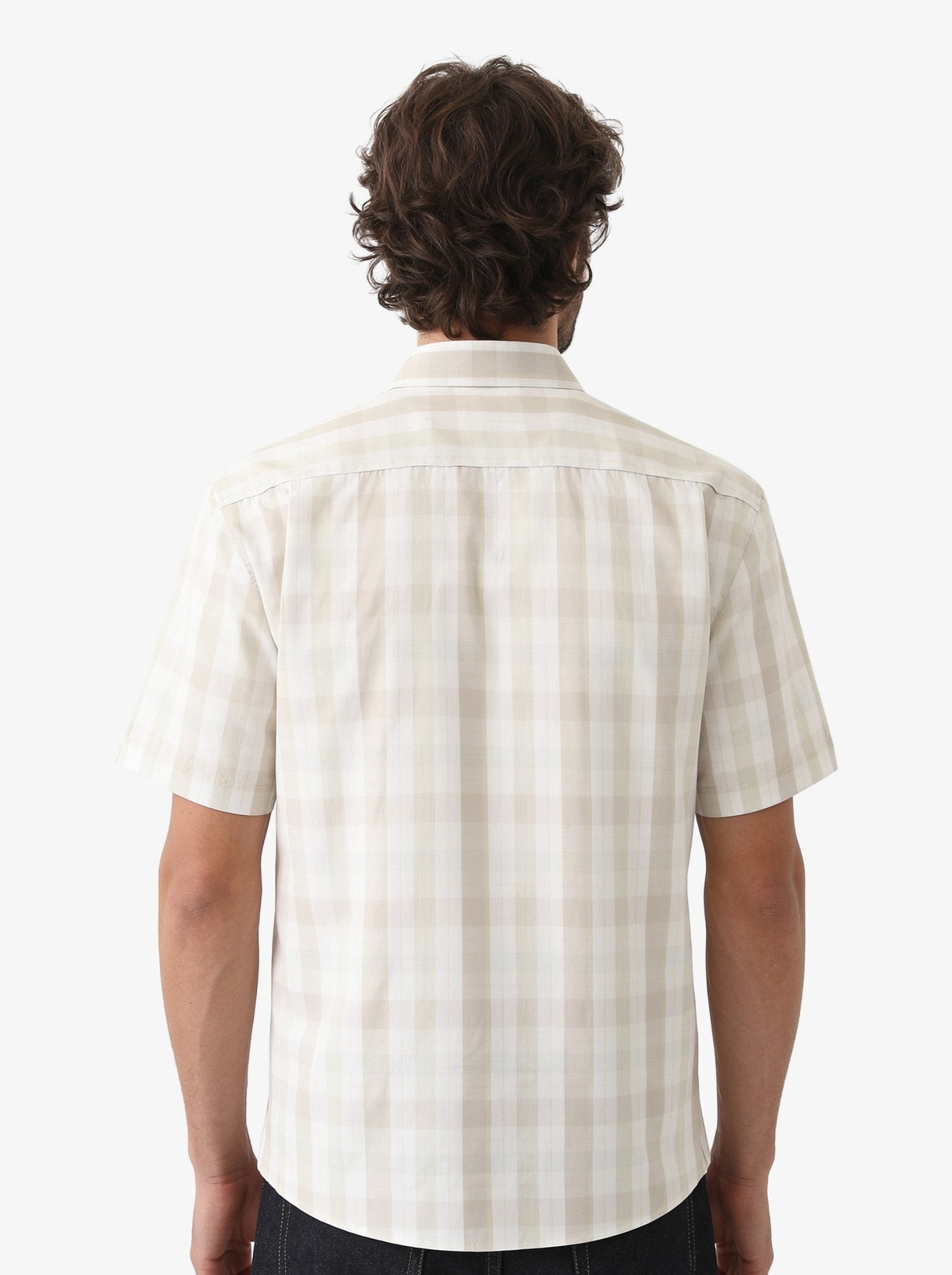 Manchester Camisa Chazarilla de Cuadros Estilo Gingham con Doble Bolsillo - Manchester