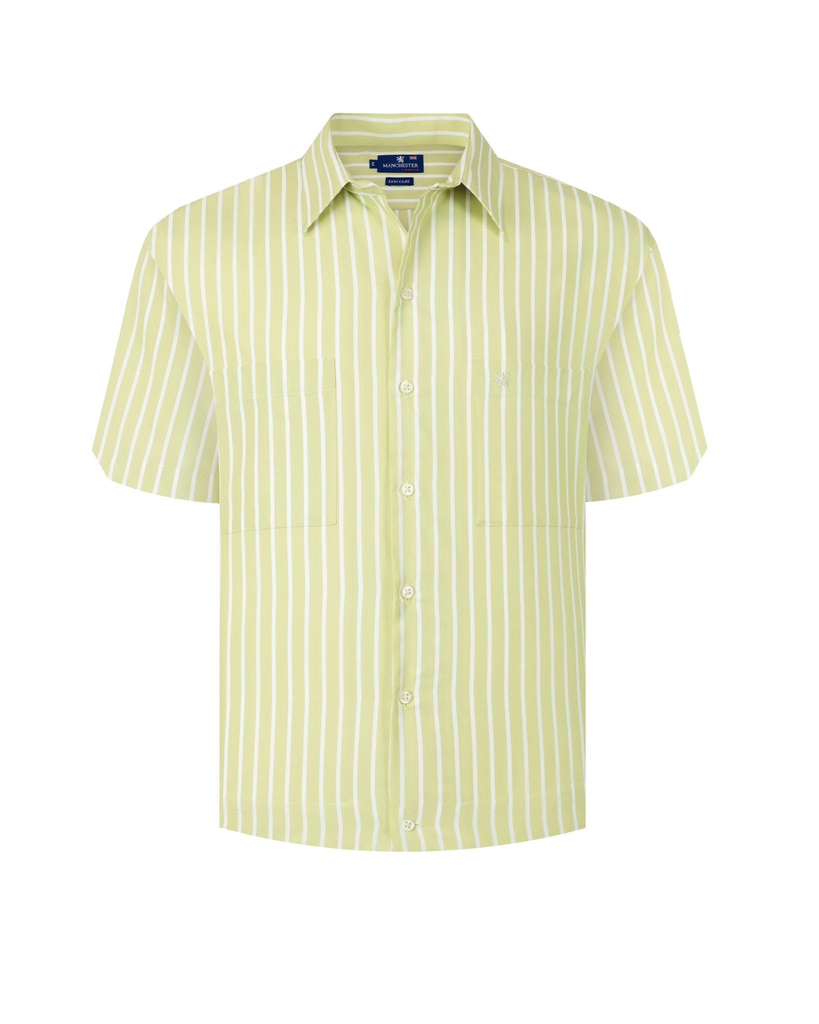 Manchester Camisa Chazarilla - Manga Corta color verde para hombre
