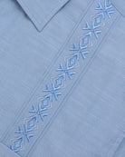 Manchester Camisa Chazarilla Manga Corta con Bordado - Manchester
