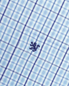 Manchester Camisa de Casual con Patrón Cuadrícula Sofisticada - Manchester