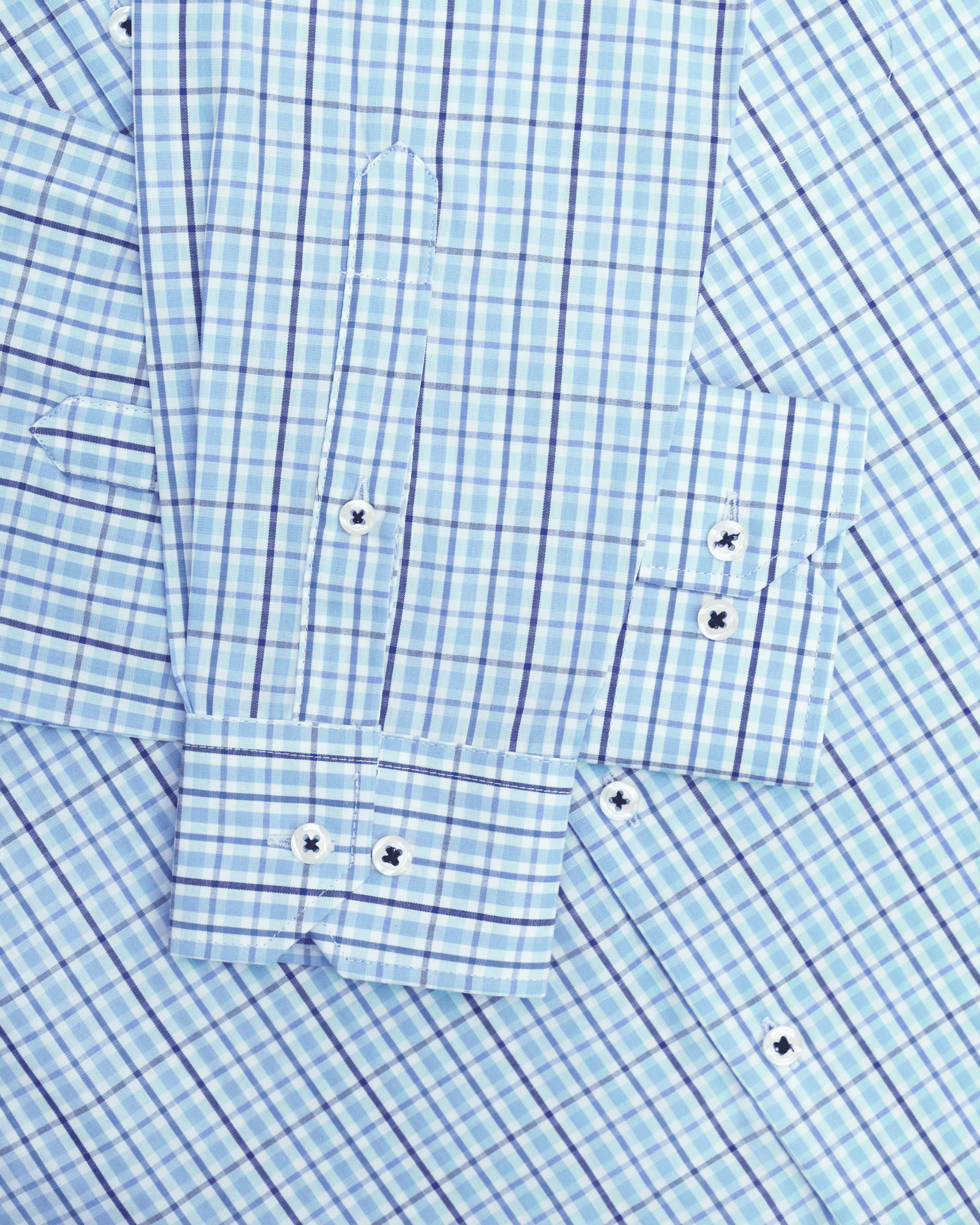 Manchester Camisa de Casual con Patrón Cuadrícula Sofisticada - Manchester