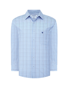 Manchester Camisa de Casual con Patrón Cuadrícula Sofisticada - Manchester