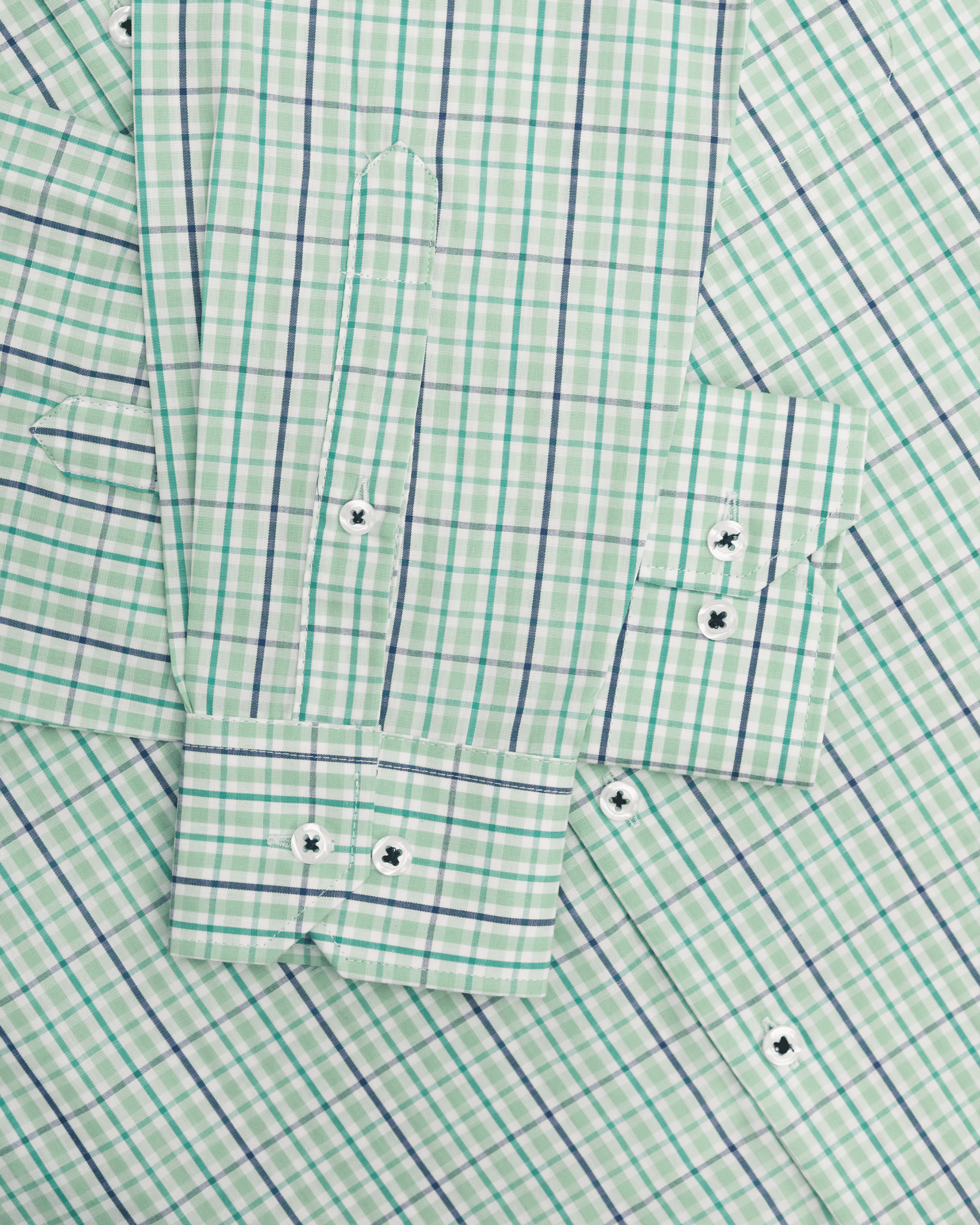 Manchester Camisa de Casual con Patrón Cuadrícula Sofisticada - Manchester