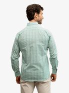 Manchester Camisa de Casual con Patrón Cuadrícula Sofisticada - Manchester