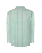 Manchester Camisa de Casual con Patrón Cuadrícula Sofisticada - Manchester