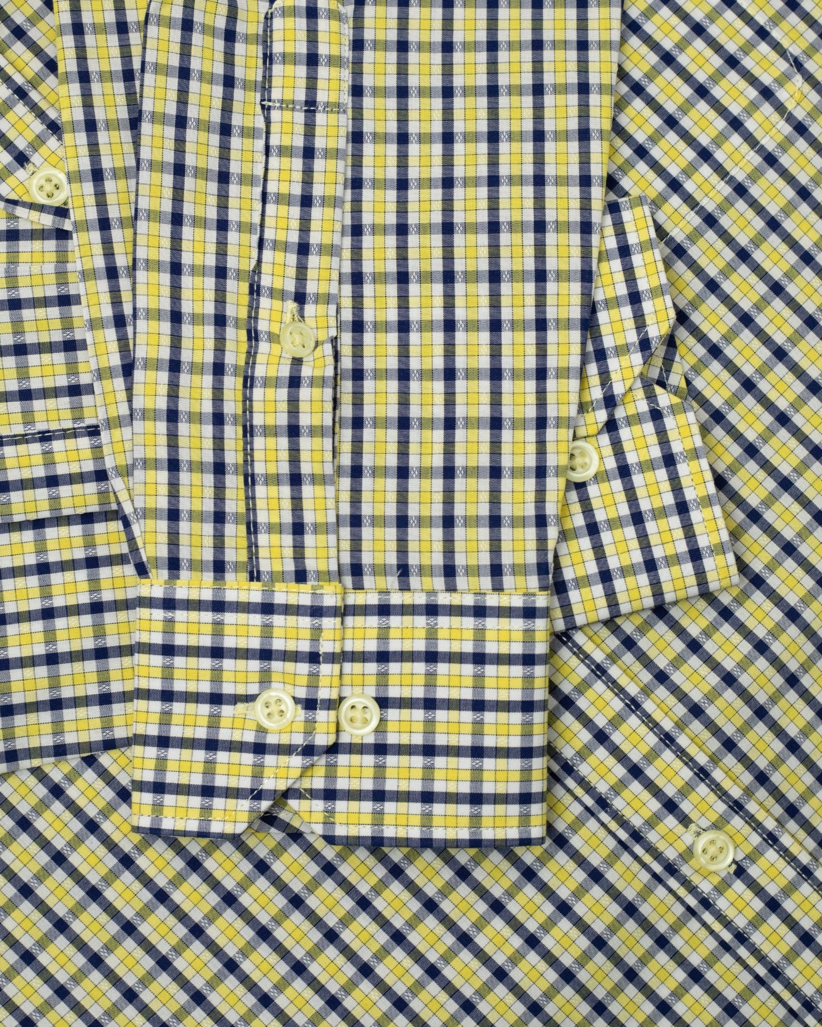 Manchester Camisa de Casual Microcuadro Button Down - Manchester