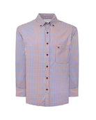 Manchester Camisa de Casual Microcuadro Button Down - Manchester