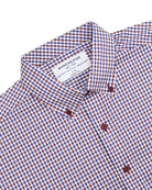 Manchester Camisa de Casual Microcuadro Button Down - Manchester