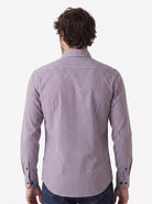Manchester Camisa de Casual Microcuadro Button Down - Manchester